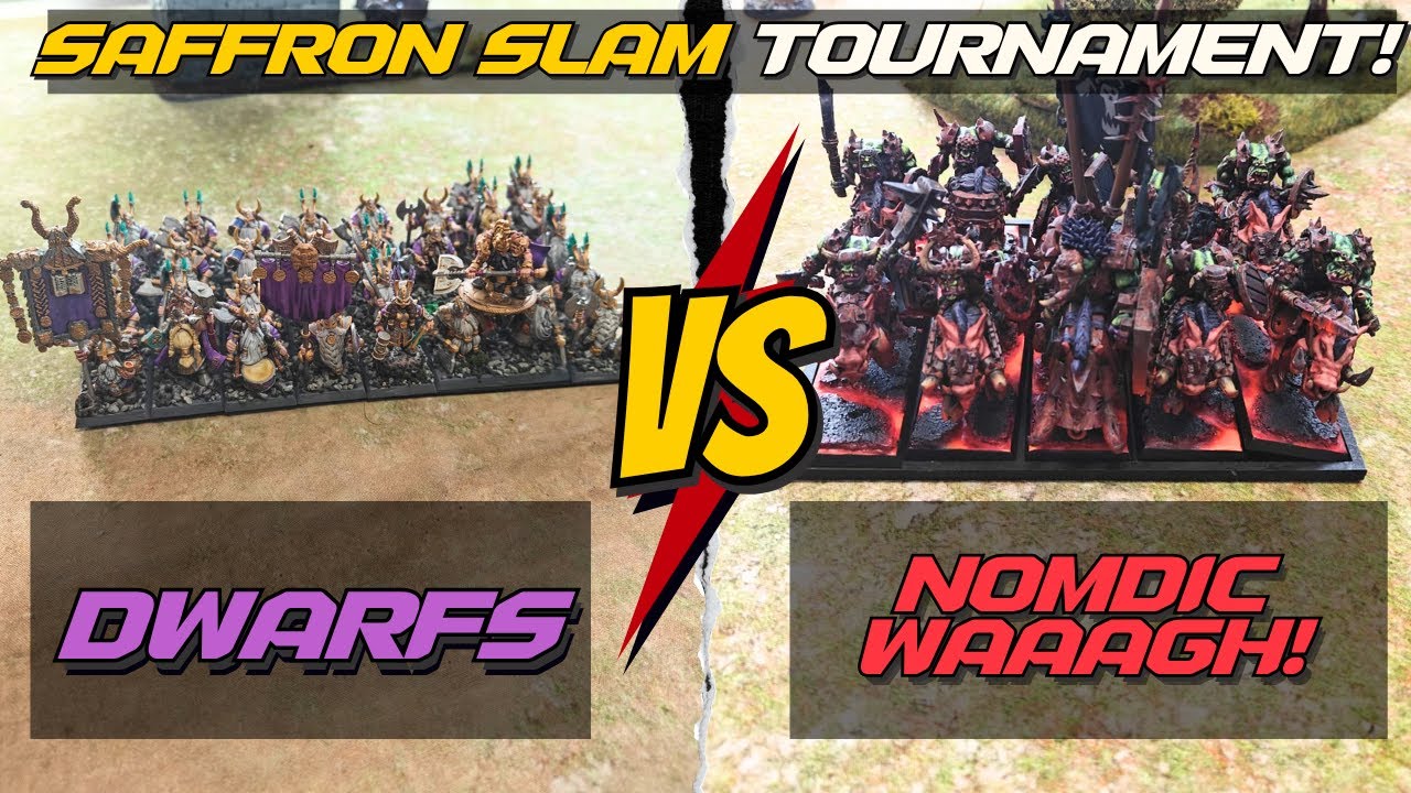 🔴 Dwarfs vs Nomadic Waaagh! | Saffron Slam Round 2 LIVE! 🔴