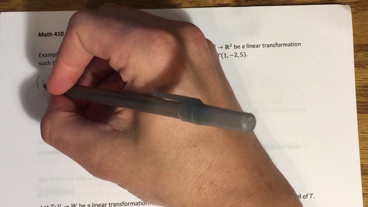 8.1 - General Linear Transformations (Part 2)