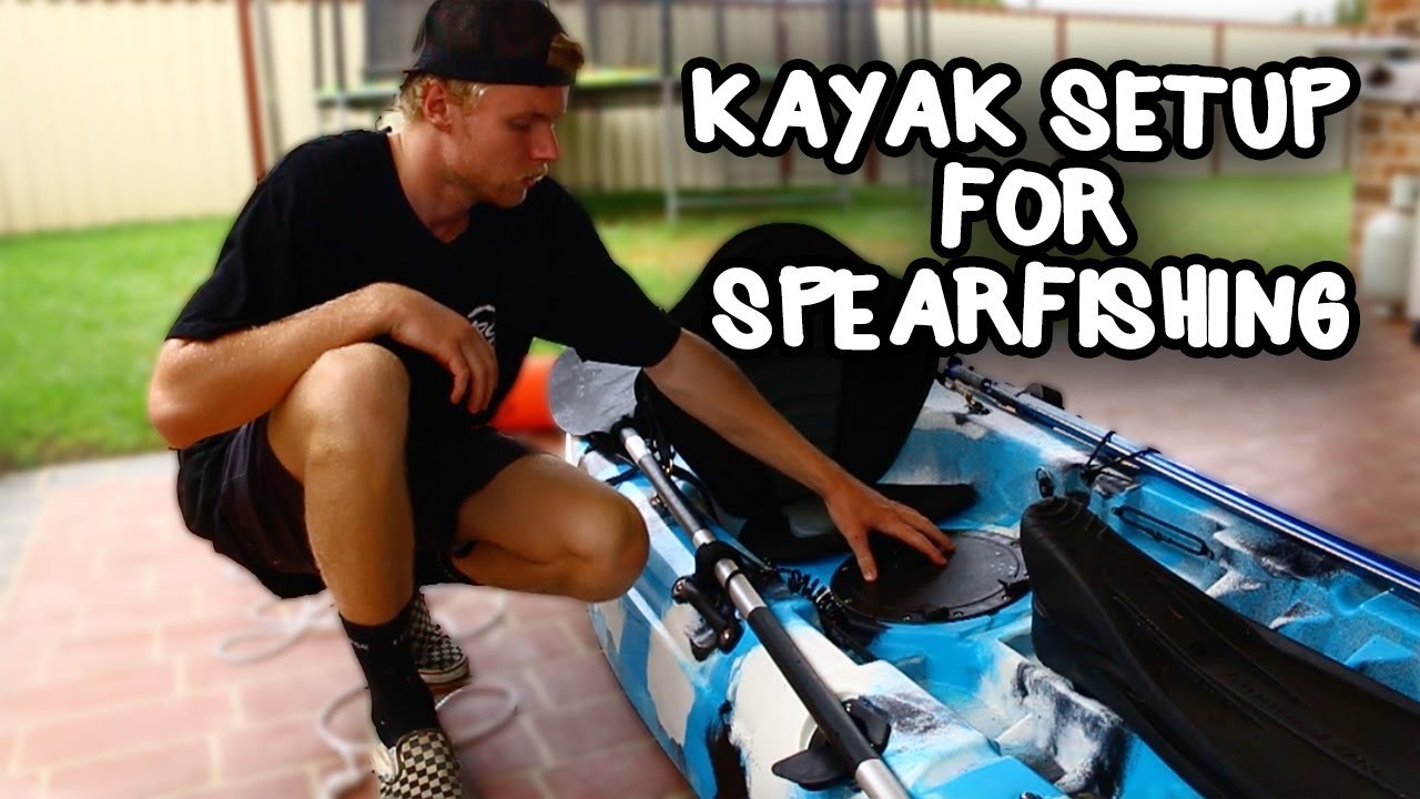 Kayak Setup For Spearfishing (Basic but convenient setup)