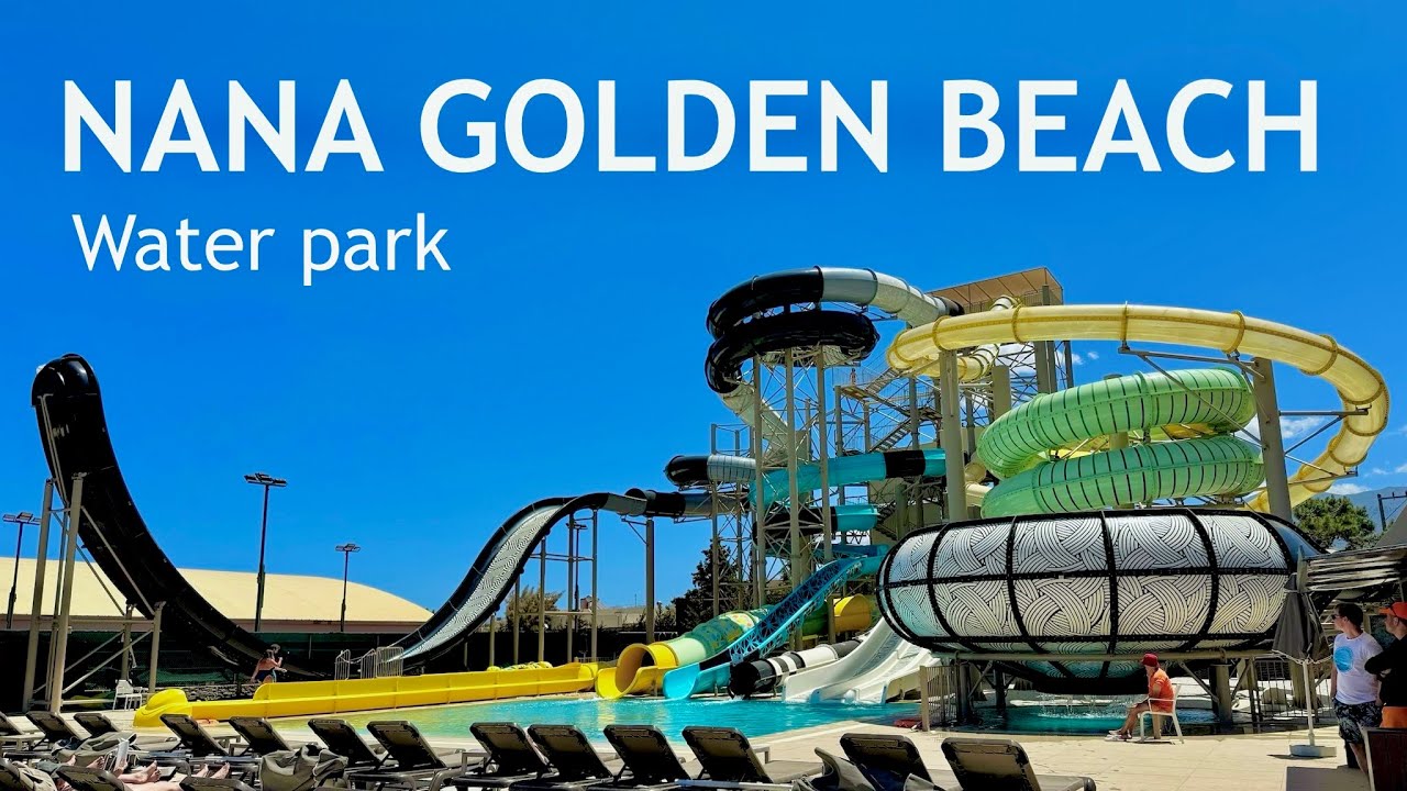 Nana Golden Beach Waterpark (All slides) Greece
