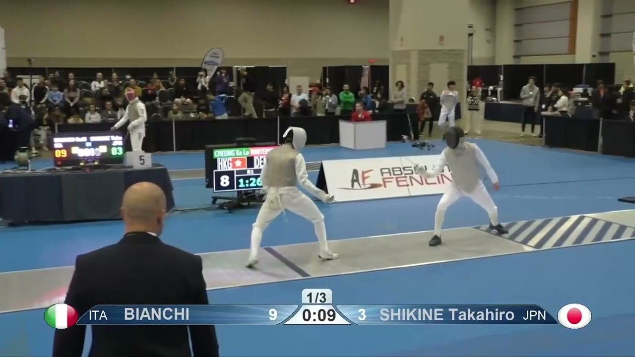 Washington DC Grand Prix 2024 SMF - L64 - Guillaume Bianchi ITA v Takahiro Shikine JPN