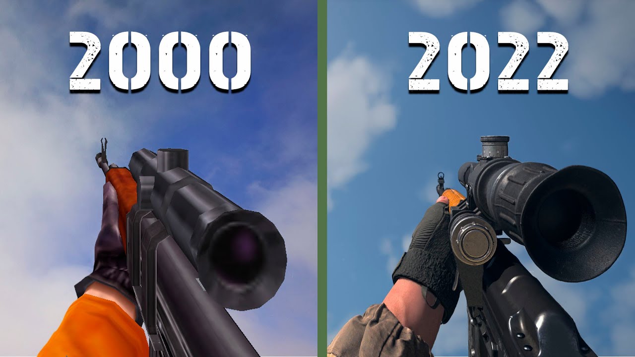 SVD Dragunov - Evolution in (FPS PC) Video Games