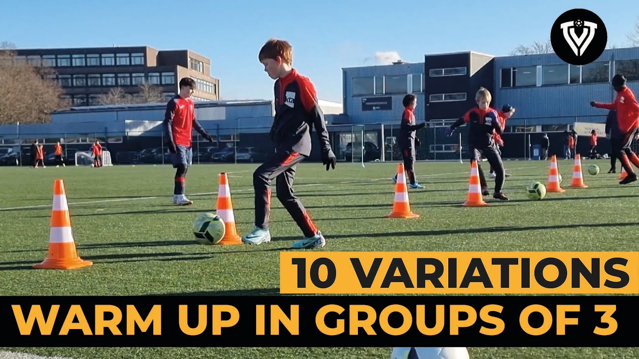 Ball Mastery Warm Up | 10 Variations | Football - Soccer Drills | U10 - U11 - U12 - U13 - U14