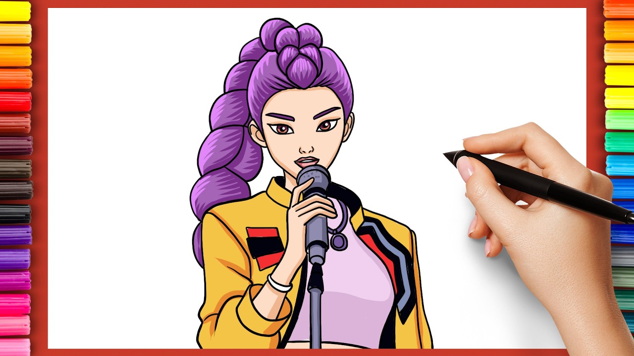 How to Draw RUMI from K POP HUNTERS Realistic