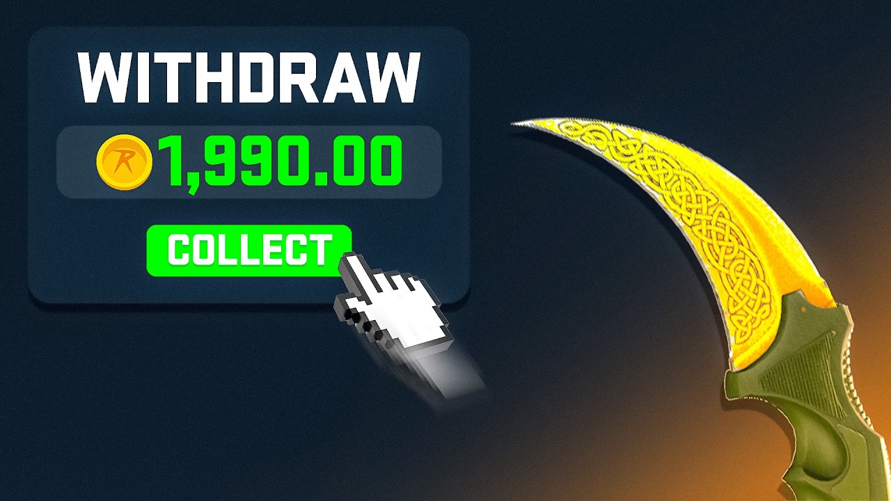 $5 TO A KNIFE CHALLENGE! (CSGOROLL)