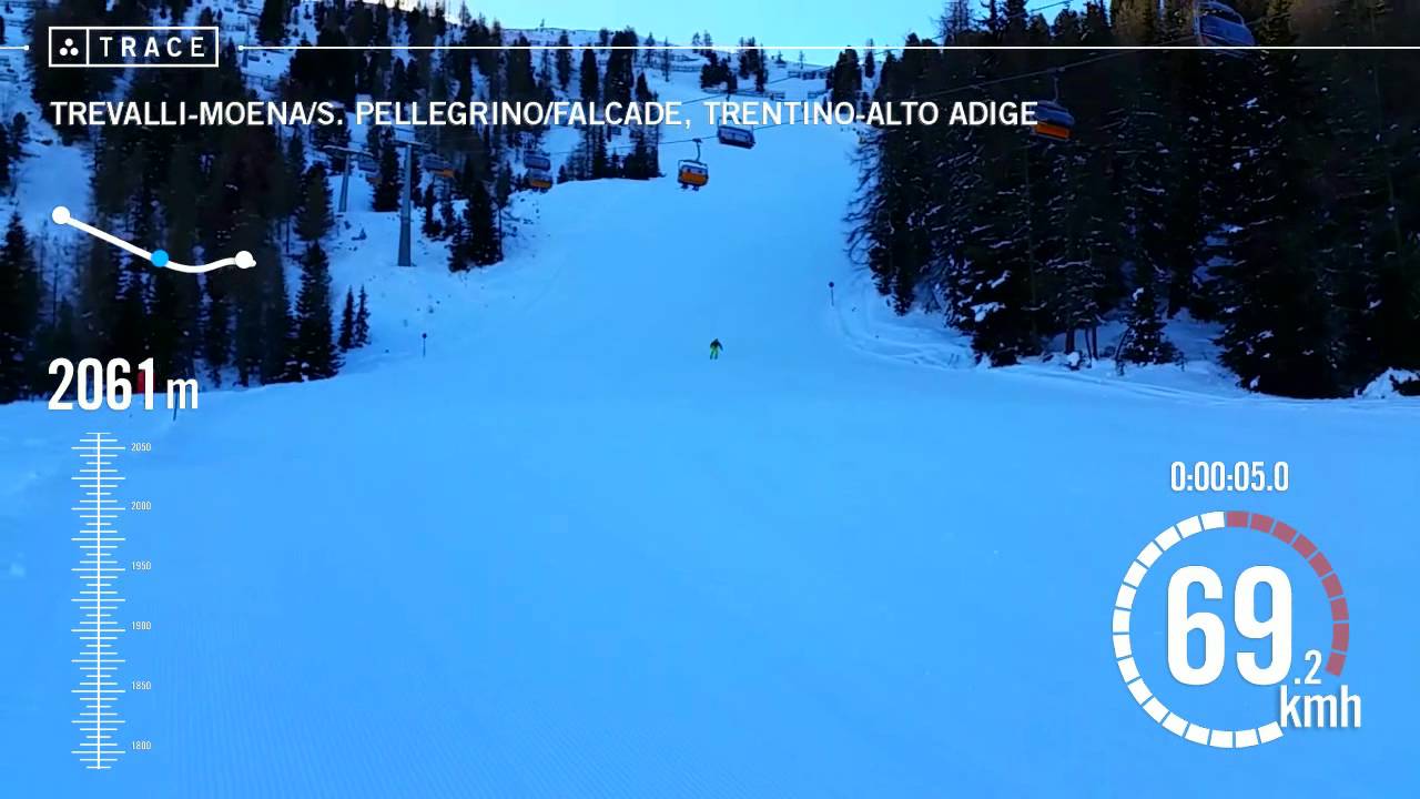 Trace: Skiing - Mih&aacute;ly Csaba at Trevalli-Moena/S. Pellegrino/Falcade