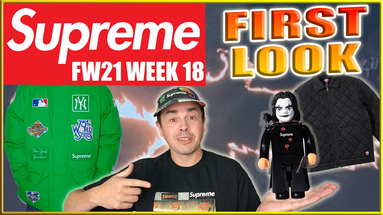 SUPREME X CROW KUBRICK AND DICKIES!?!? Supreme FW21 Week 18 Droplist (kinda)