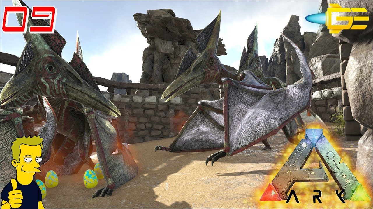 PTERANODON TAME AND BREEDING PEN S4 E9 ARK: Survival Evolved