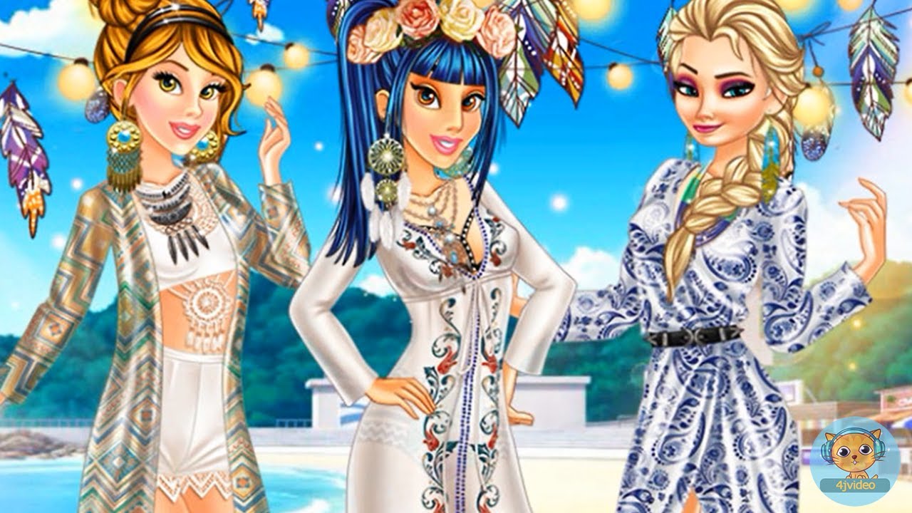 Princesses Boho Beachwear Obsession Disney Princess Videos For Girls - 4jvideo