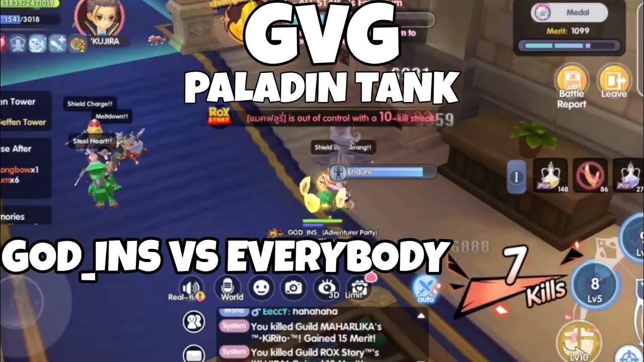 GVG IN COMODO! PALADIN TANK VS SERVER - Ragnarok X: Next Generation
