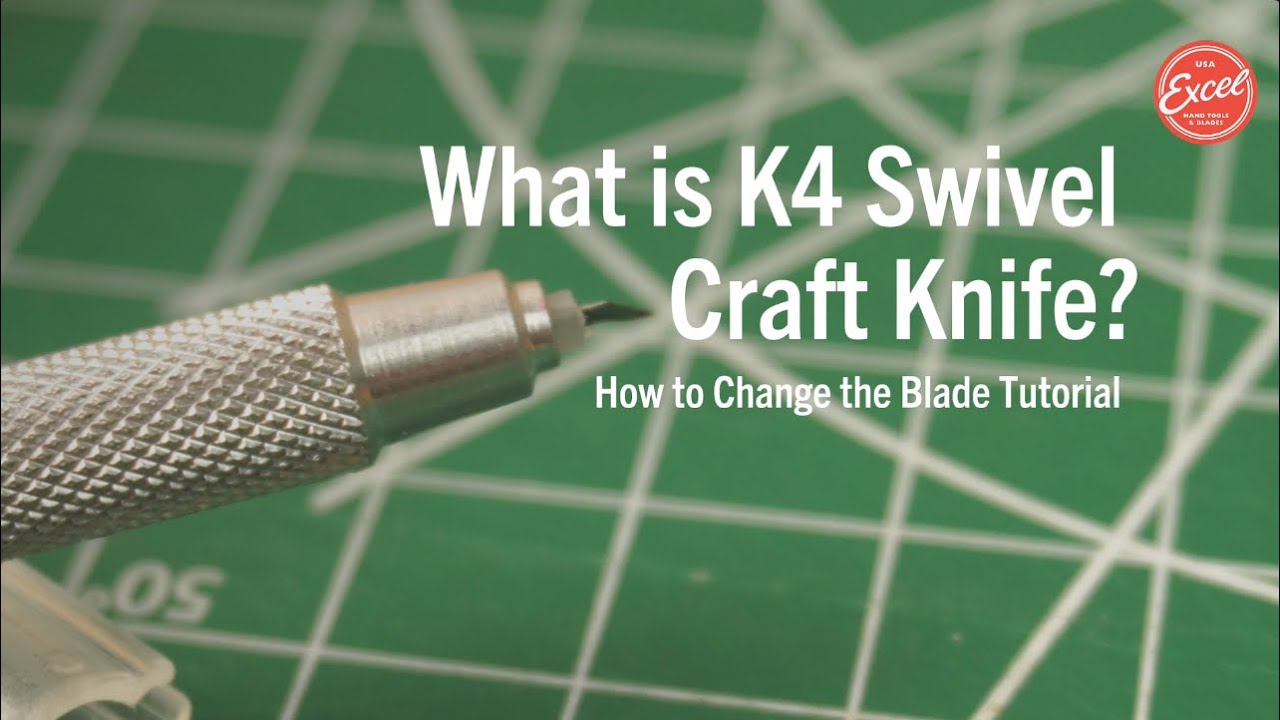 What is K4 Swivel Craft Knife | How to Change the Blade Tutorial | Excel Blades®