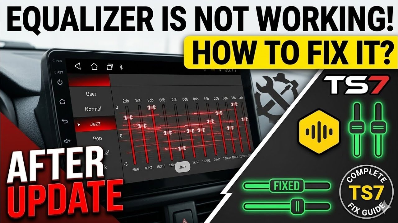 How to solve Equalizer problem || After update Equalizer is not working in Android car player TS7