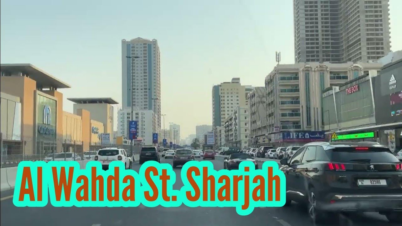 Oasis Mall to Day to Day Sharjah by Al Wahda St. | Dubai Roads and Bridges | Sharjah to Dubai