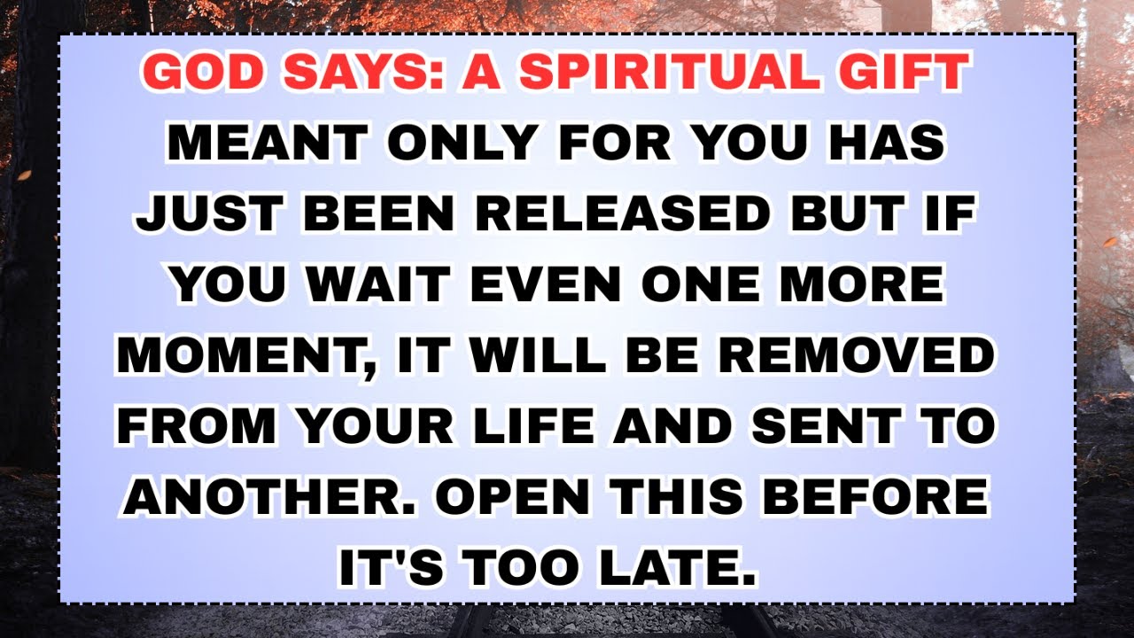 🧿 God Says: A Spiritual Gift Meant Only For You Has Just Been Released But If You Wait Even One...