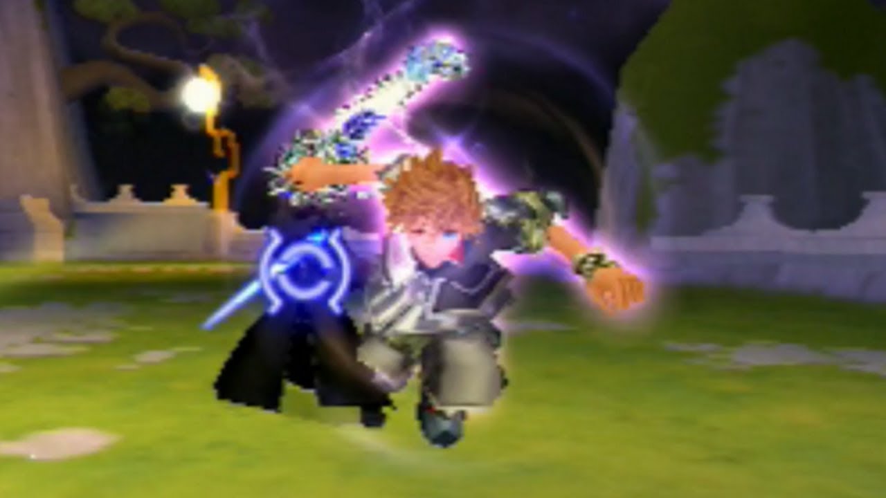 Ven vs. Mysterious Figure without Surges or Dodge Roll but with Sky Climber (KHBBS, original NA PSP)