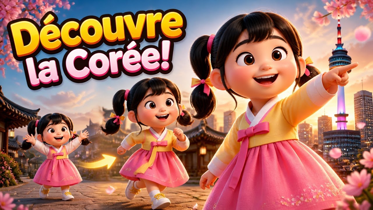 Découvre la Corée! | Chanson Enfant | Chaine Nara