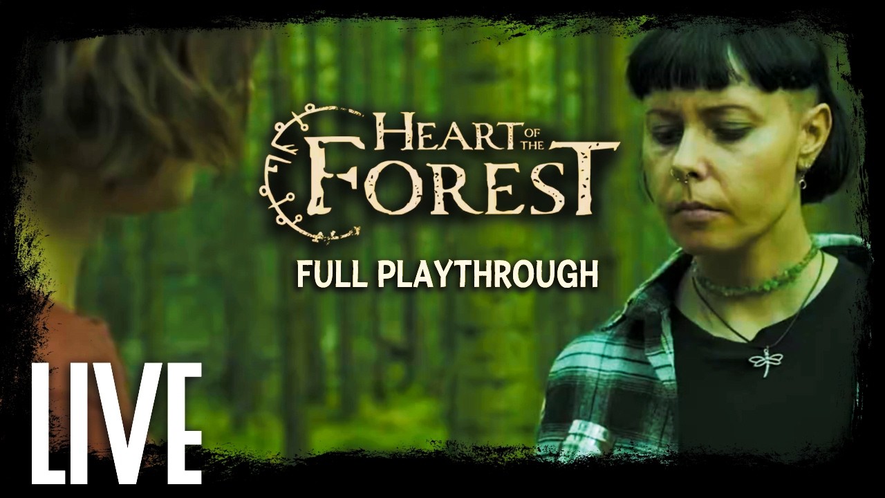 This forest is pretty sketchy ... lets hike through it I guess | Heart of the Forest 🔴 Live