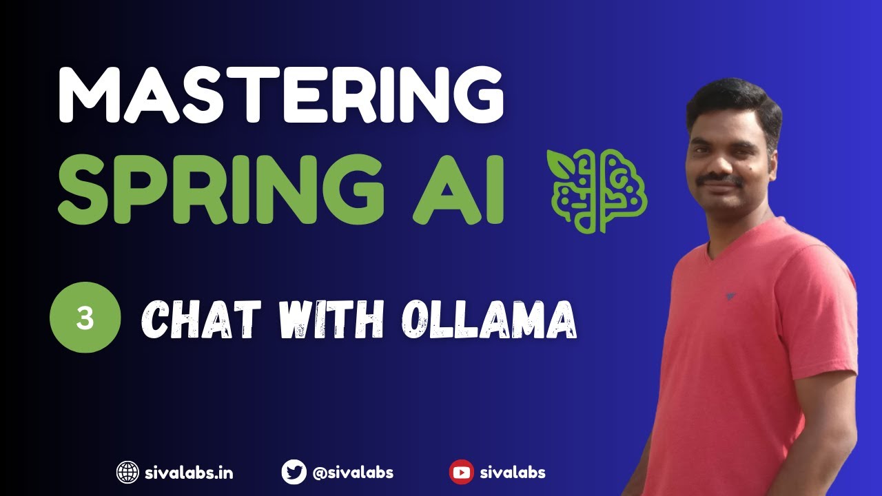 Spring AI Tutorial : 03 - Chat with Ollama