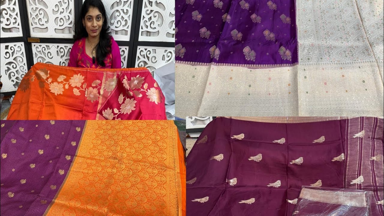 🌷Gorgeous and Fancy Shaded Jamdhani sarees,rawmangos, vintage saree's #viral #trending #sarees