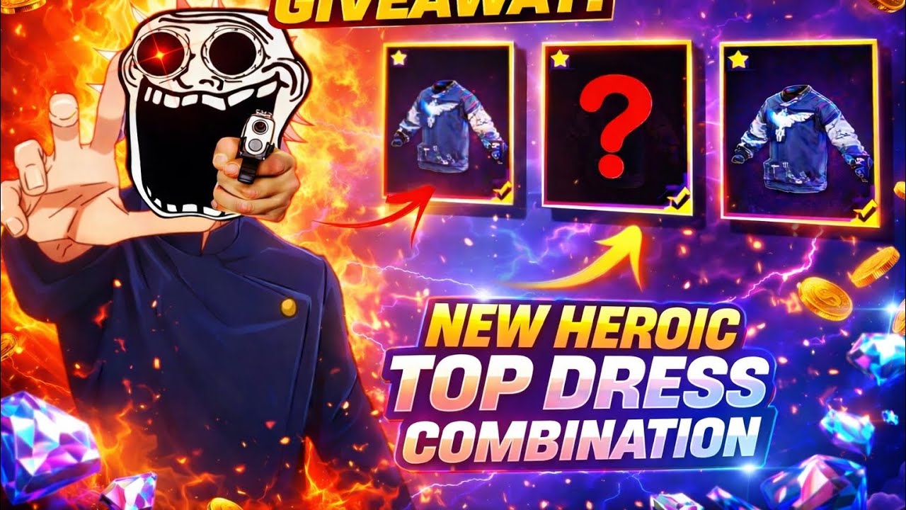 Top 5 Free Dress Combination ☠️ ||