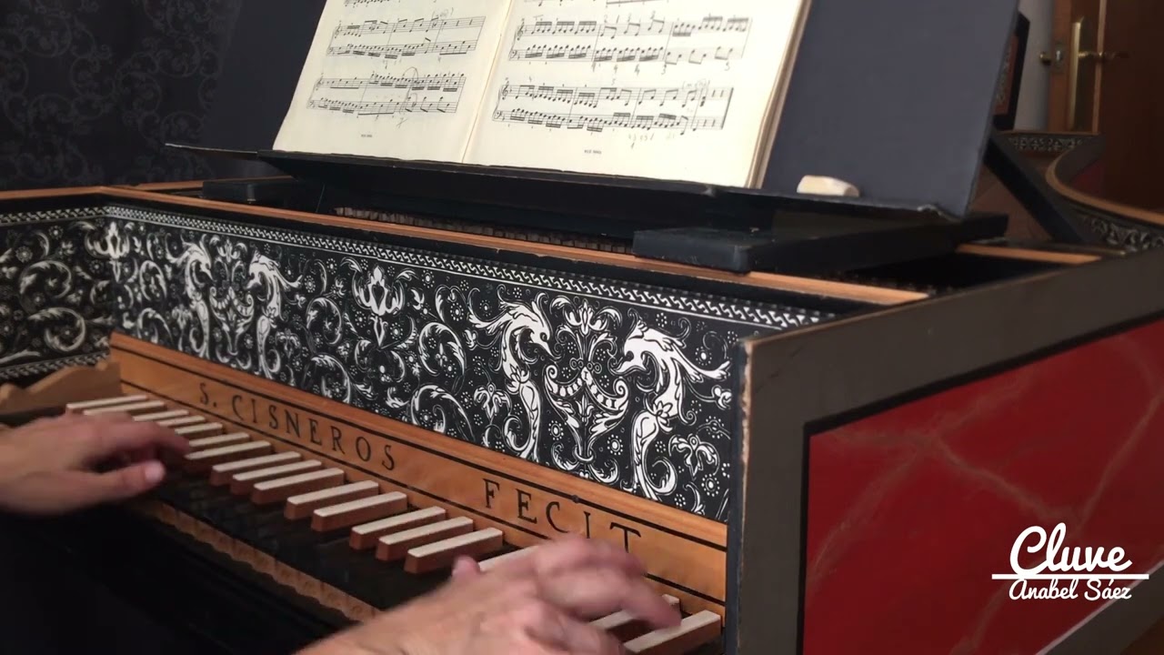 Invenci&oacute;n n&ordm; 8 en Fa M  BWV 779. Anabel S&aacute;ez clave