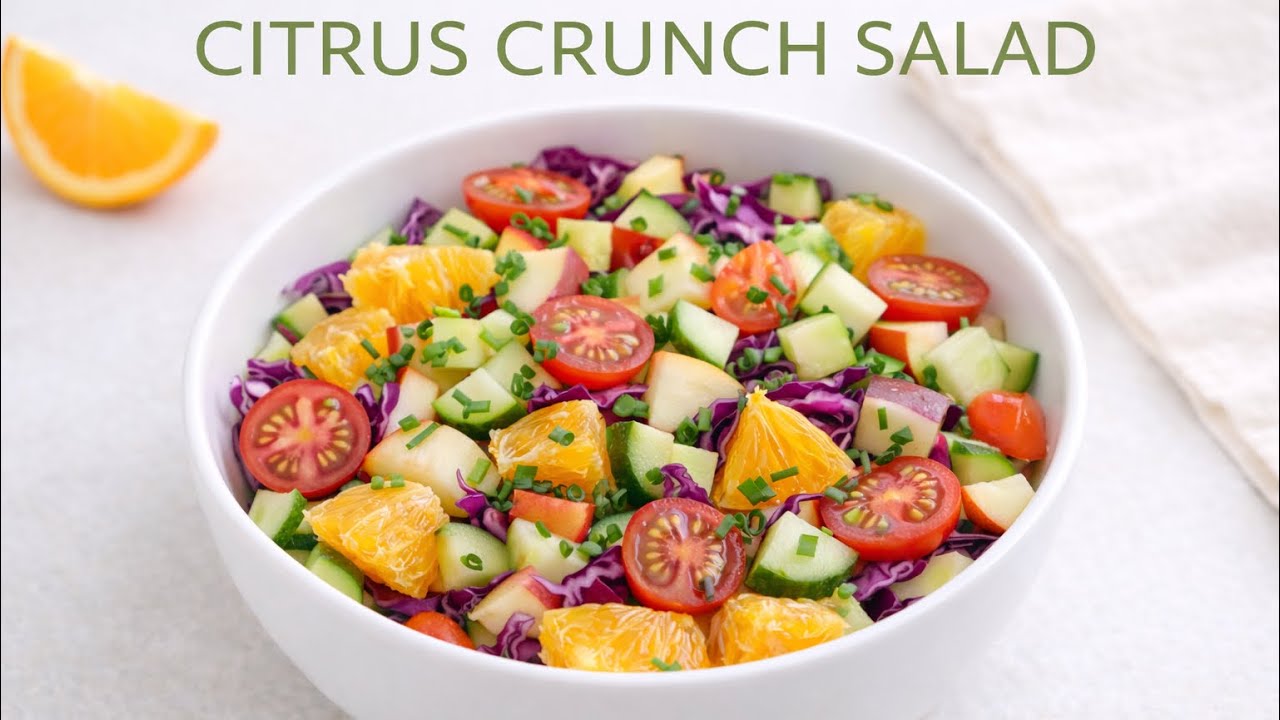 🥗🍊 CITRUS CRUNCH SALAD