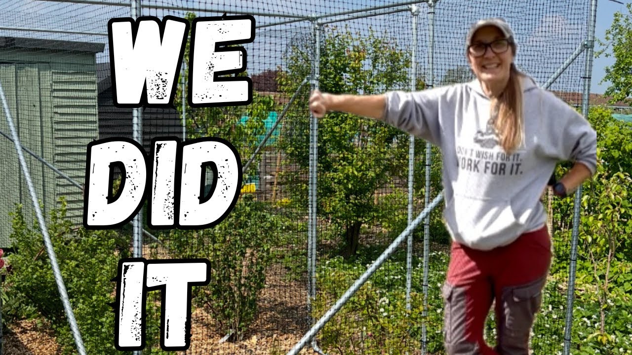 Building A First Tunnels Fruit Cage - Job Complete