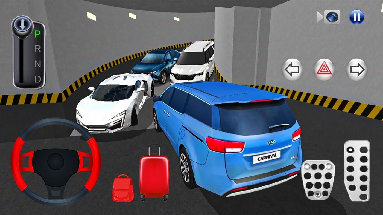 🚘New Carnival car Stuck in Parking Garage🚗 - 3D Driving Class Game - Сar Game