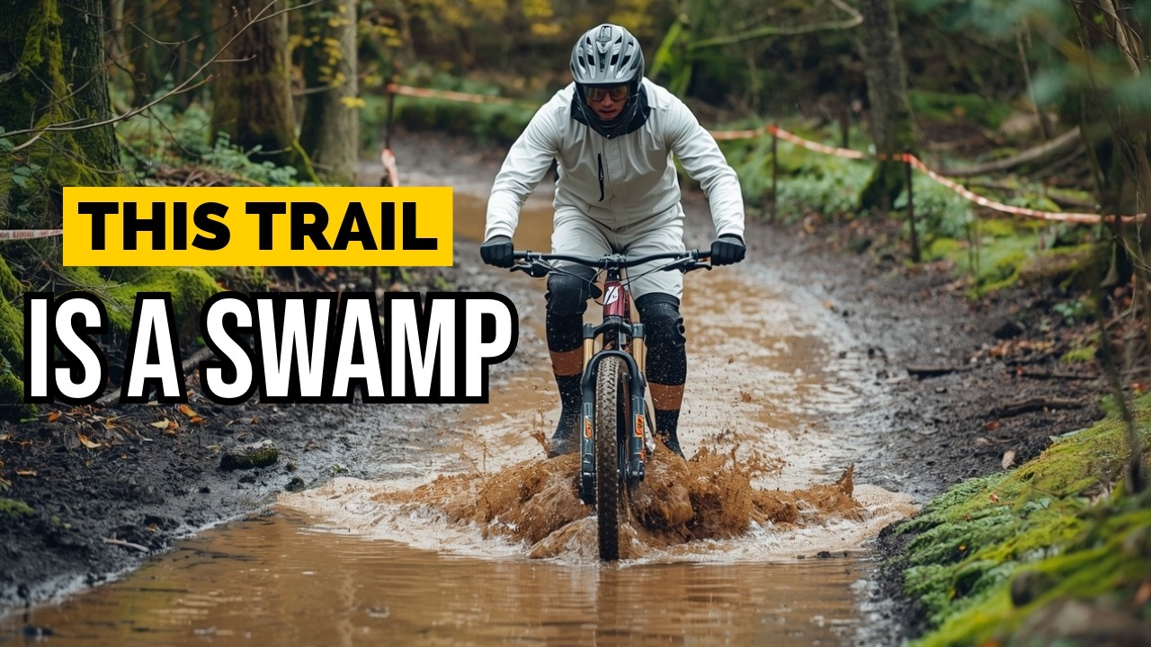 Riding Cannock in the WET
