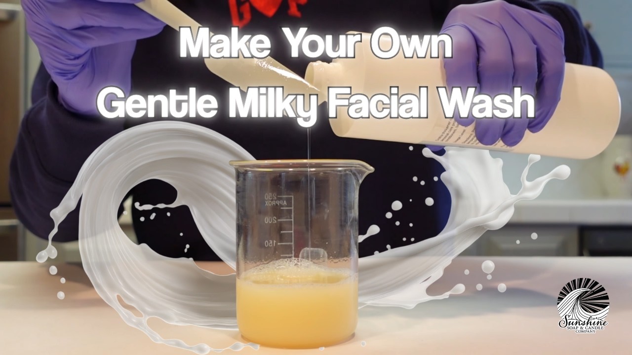 Самодельное кремообразное средство для умывания с кокосовым молоком (нежное, увлажняющее, сбаланс...