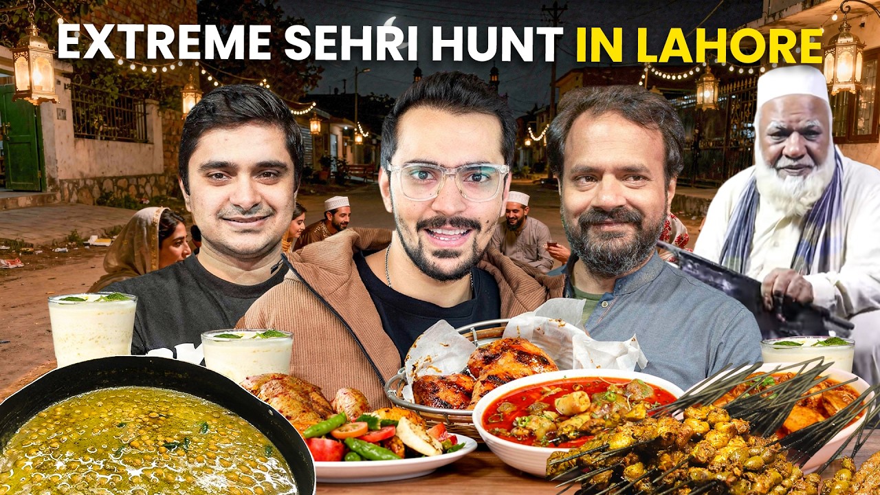 All-night Sehri Tour in Ramadan - Extreme Bong Paye, Channy and BBQ In Lahore