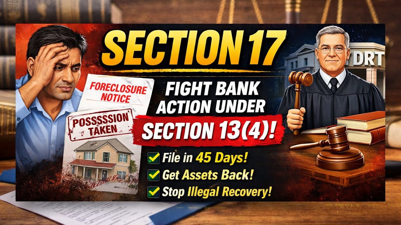 Section 17 SARFAESI: How to Stop Bank Possession Legally!
