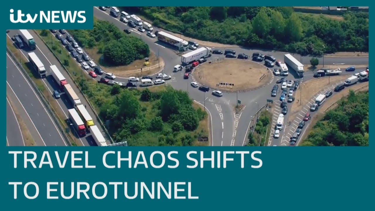 Dover traffic flowing normally after days of traffic but congestion shifts to Eurotunnel | ITV News