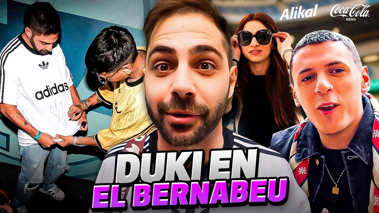 VIAJÉ A VER A DUKI EN EL BERNABEU || Con Acru, La Joaqui, Taichu, Lara91k