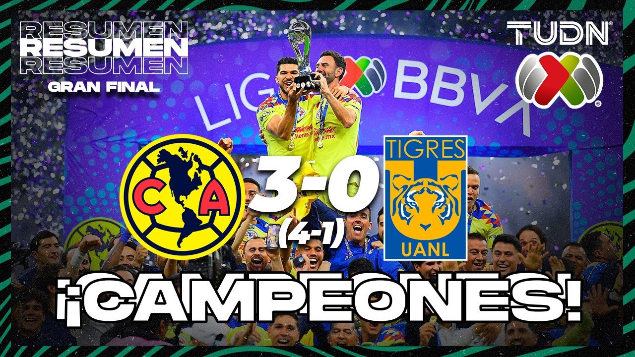 Resumen y goles | América (4)3-0(1) Tigres | AP2023 - Final VUELTA | TUDN