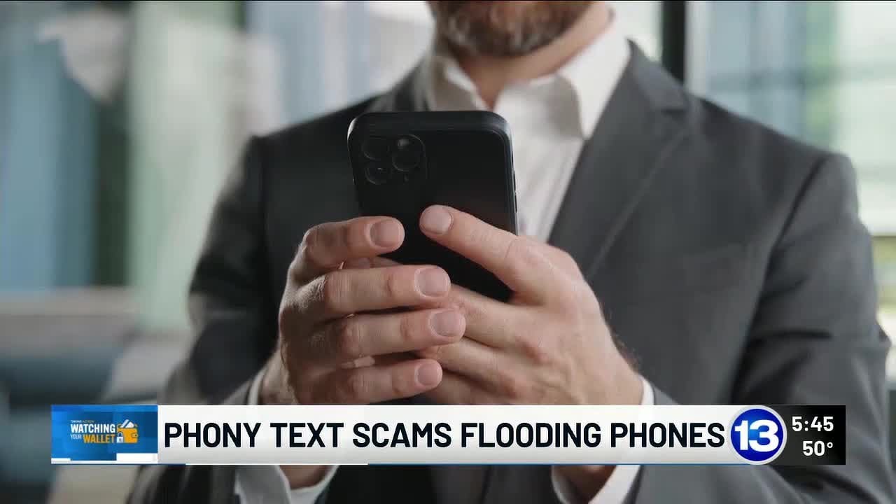 Watching Your Wallet: Phony Text Scams Flooding Phones