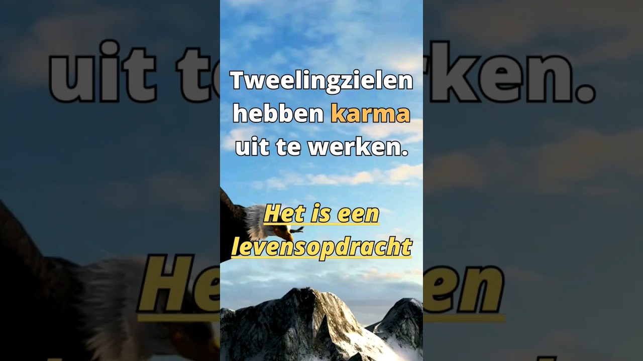 Tweelingzielen hebben karma uit te werken #karma #tweelingzielen #twinflames #levensopdracht #soul