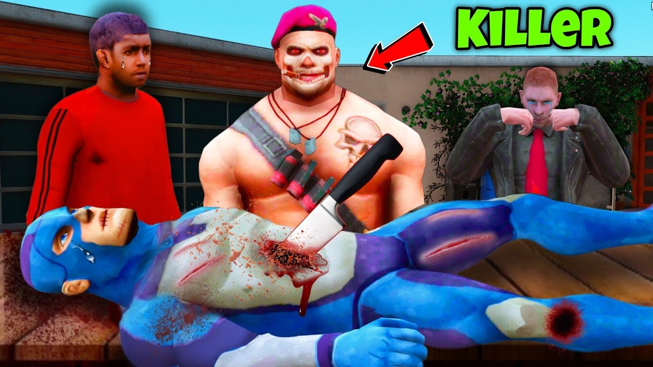 Dangerous Villain Kill To Rope hero In Fight | Rope Hero Vice Town |Rope Hero Gta5 |Black Spider 2.0