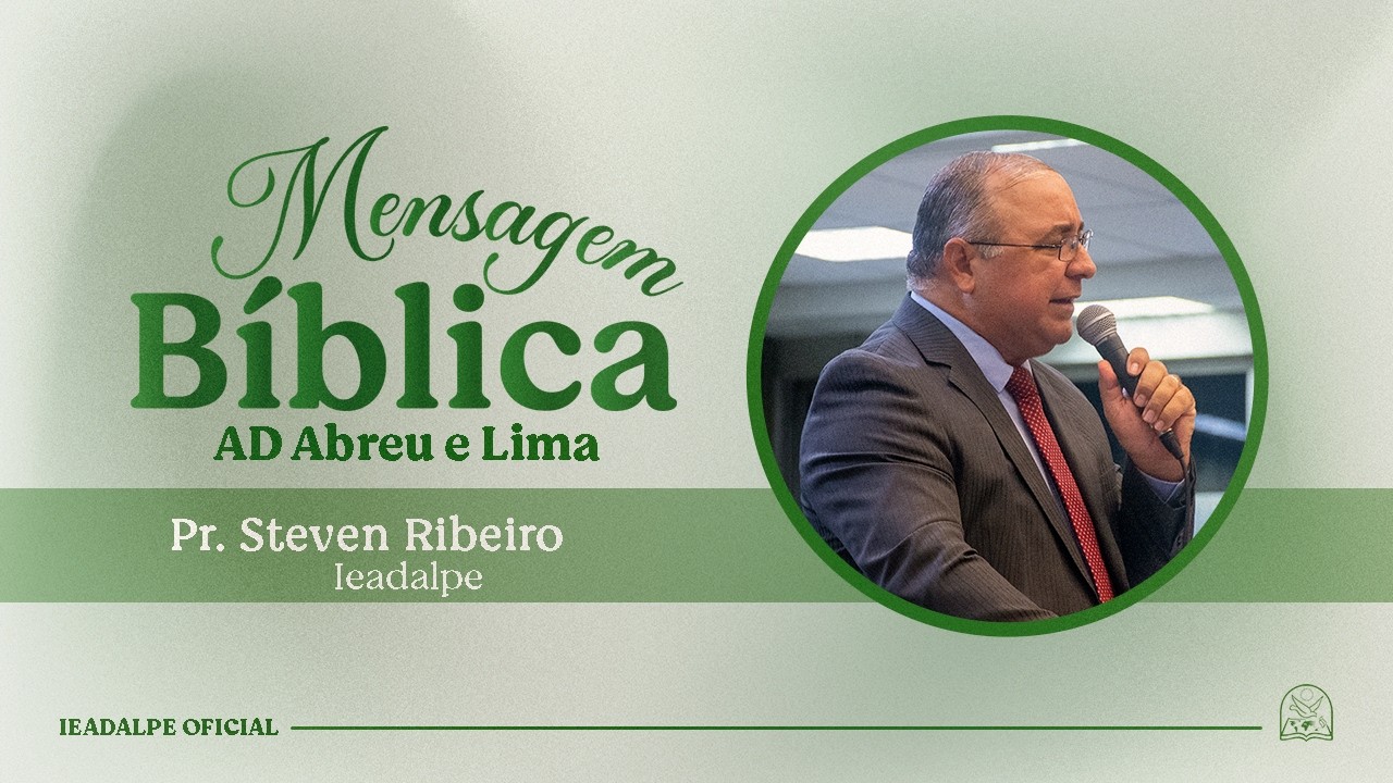 Pr. Steven Ribeiro - Mensagem Bíblica - 14/12/2025.
