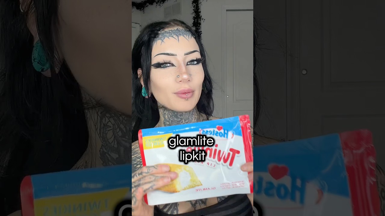 Пробую набор для губ Glamlite Twinkies #curved #glamlite