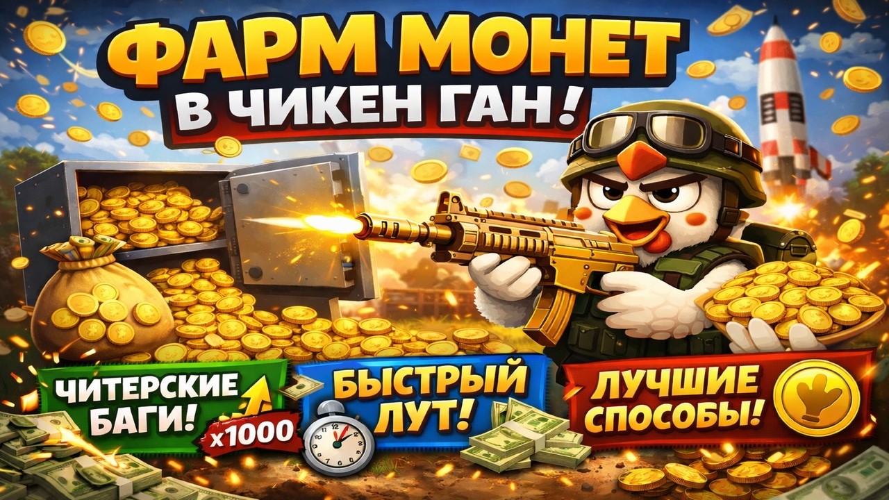 СПОСОБЫ ФАРМА МОНЕТ В ЧИКЕН ГАН | Chicken Gun