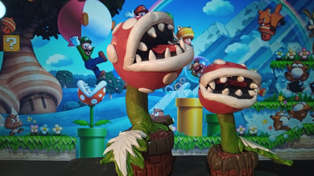 ¿Cómo hacer la Planta Carnívora de Mario Bros en Plastilina?