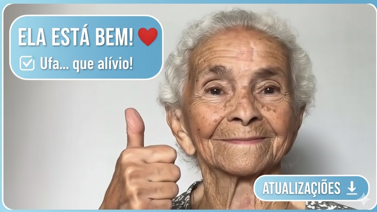 Gente! a Vovó Está Bem/Atualização de Seu Quadro de SAÚDE, Veja Aqui👇