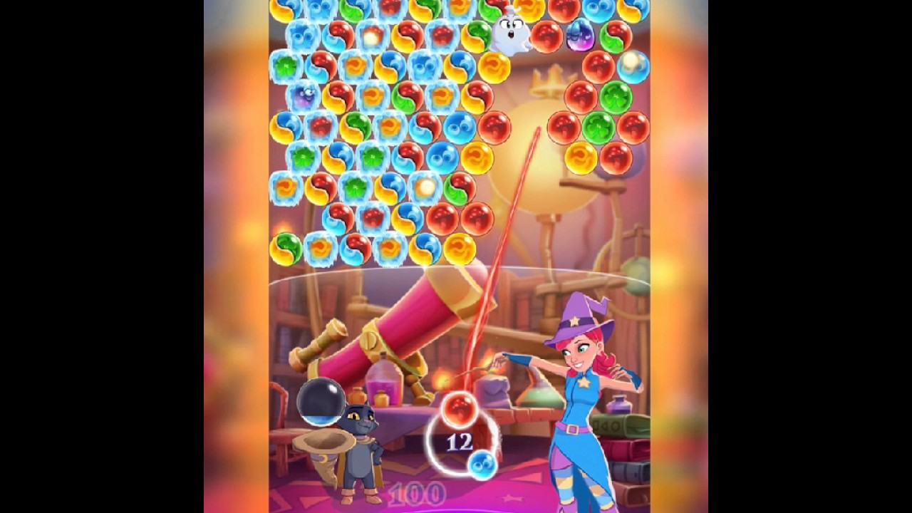Bubble Witch Saga 3 - Level 355 - No Boosters (by match3news.com)