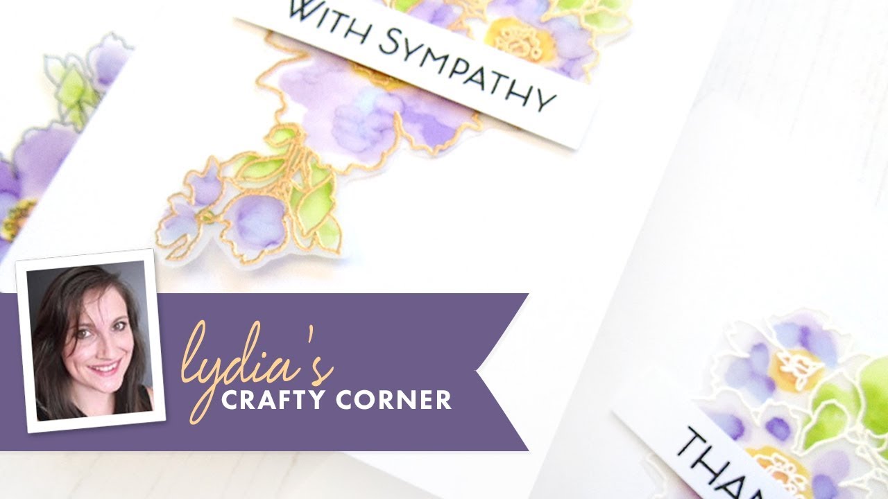 Lydia's Crafty Corner - Watercolor Coloring Effect on Vellum