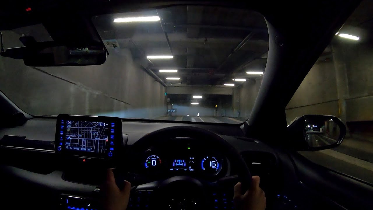 【Test Drive】2020 New TOYOTA YARIS 1.5L (Gasoline) 4WD - POV Night Drive