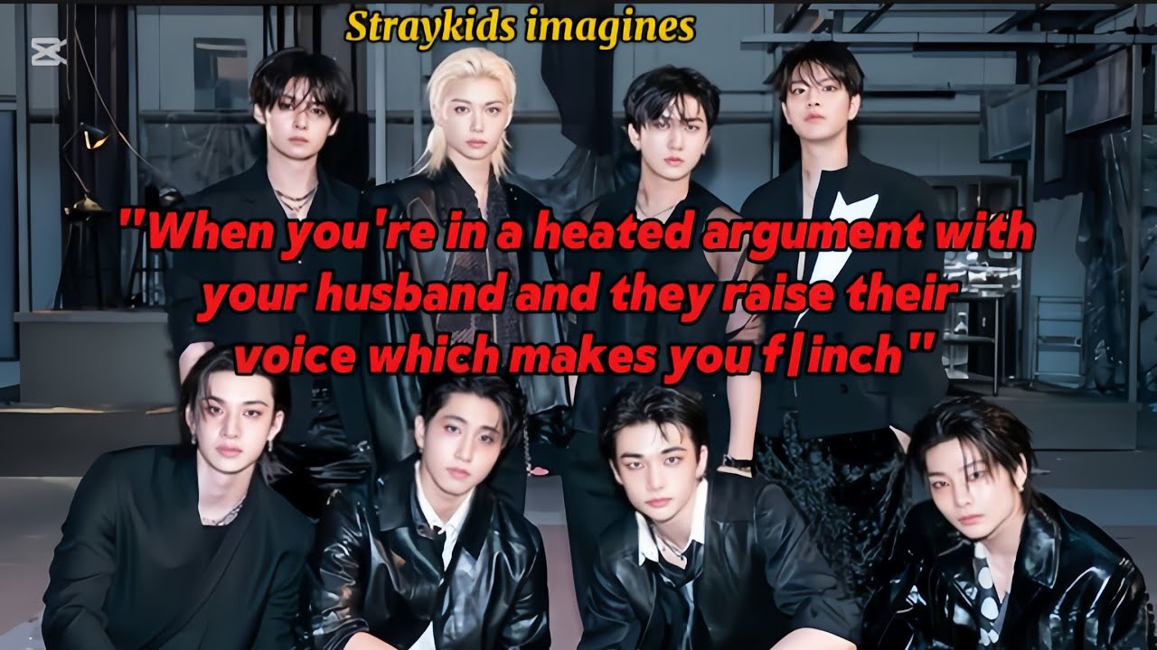 pov: When you have a fight with your husband that makes you flinch || Straykids imagines 