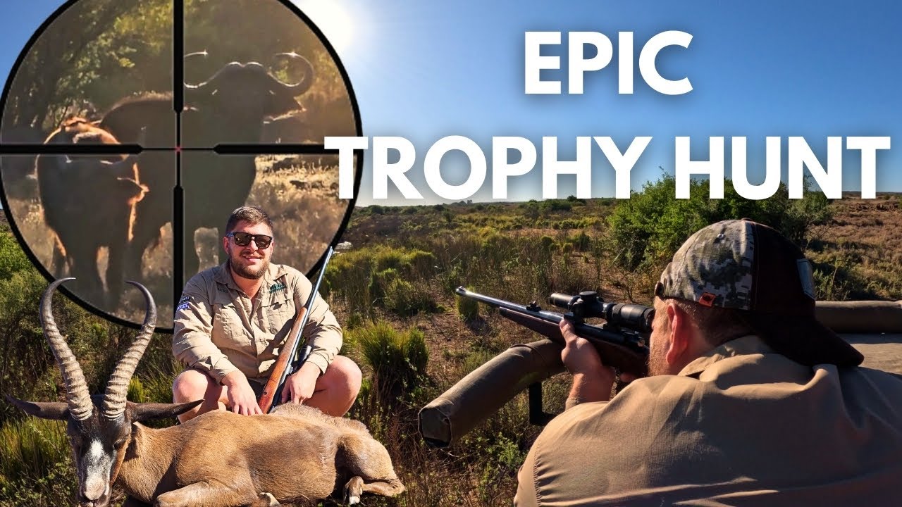 HUNTING CAPE BUFFALO and SPRINGBUCK TROPHIES - Mega Springbuck, Northern Cape