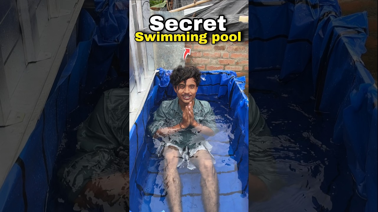 secret swimming pool 😱 #bengalivlog #minivlog #shortvideo