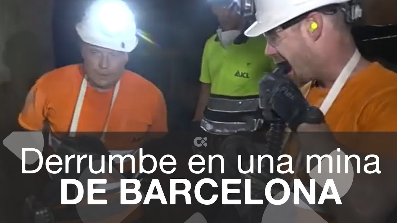 Derrumbe en una mina de Barcelona